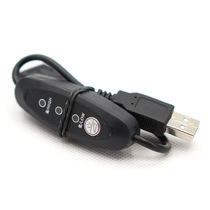 USB three-gear temperature-controlled switch thermoregulation switch USB male head mother head lens defogging with accessories