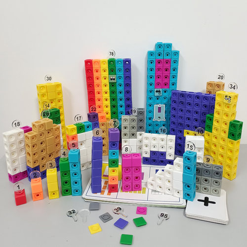 兼容numberblocks数字方块积木数字积木启蒙儿童早教益智玩具礼物 - 图0