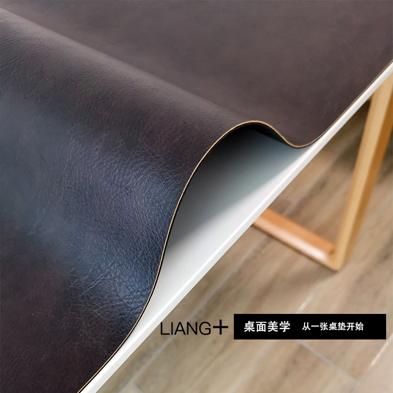 办公桌垫牛皮纹超大鼠标垫防水防油皮革垫笔记本电脑键盘垫书桌垫,淘宝优惠券,粉丝福利购,淘宝优惠卷