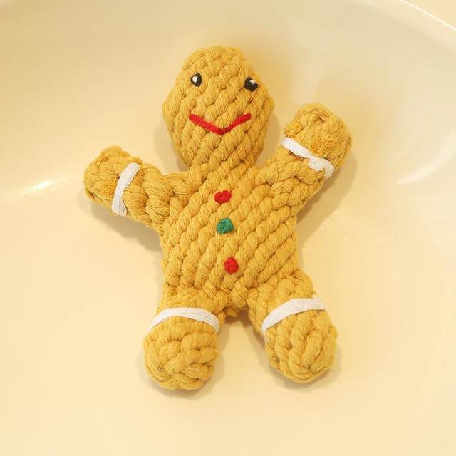 Pet Christmas Gift Teething Knot Toy