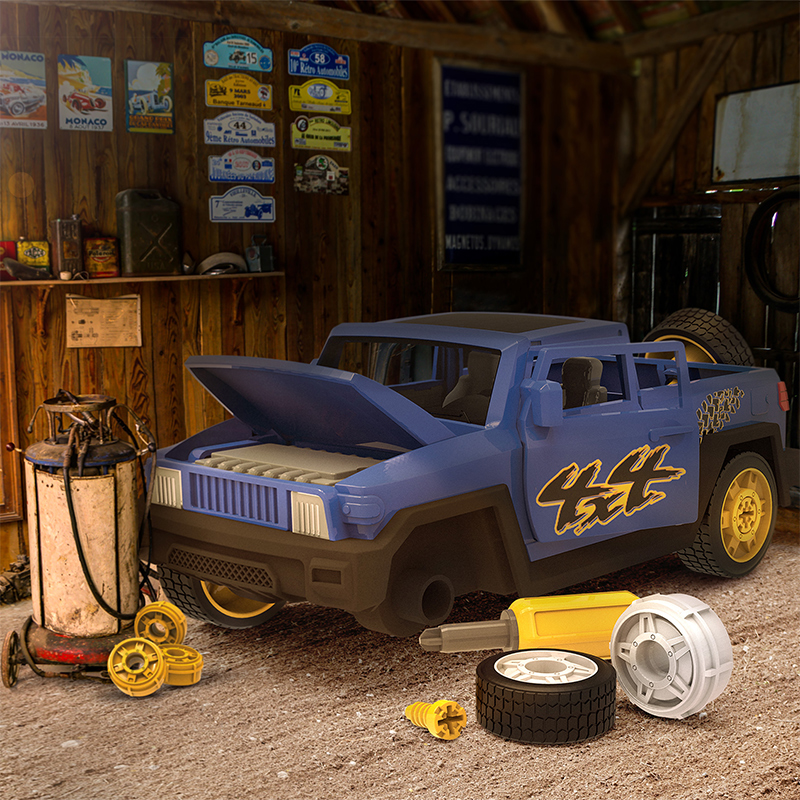 Driven螺丝玩具儿童拆装工程车可拧拆卸组装玩具车动手拼益智工具,淘宝优惠券,粉丝福利购,淘宝优惠卷