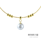 Широкий 18 -каратный золотой позиционирование жемчужина Zhenjin Anti -Slip регулирующий жемчужный браслет ожерелье DIY Силиконовая карта блоки фиксированный блок