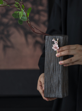 陶瓷花瓶轻奢手工制作粗陶花插
