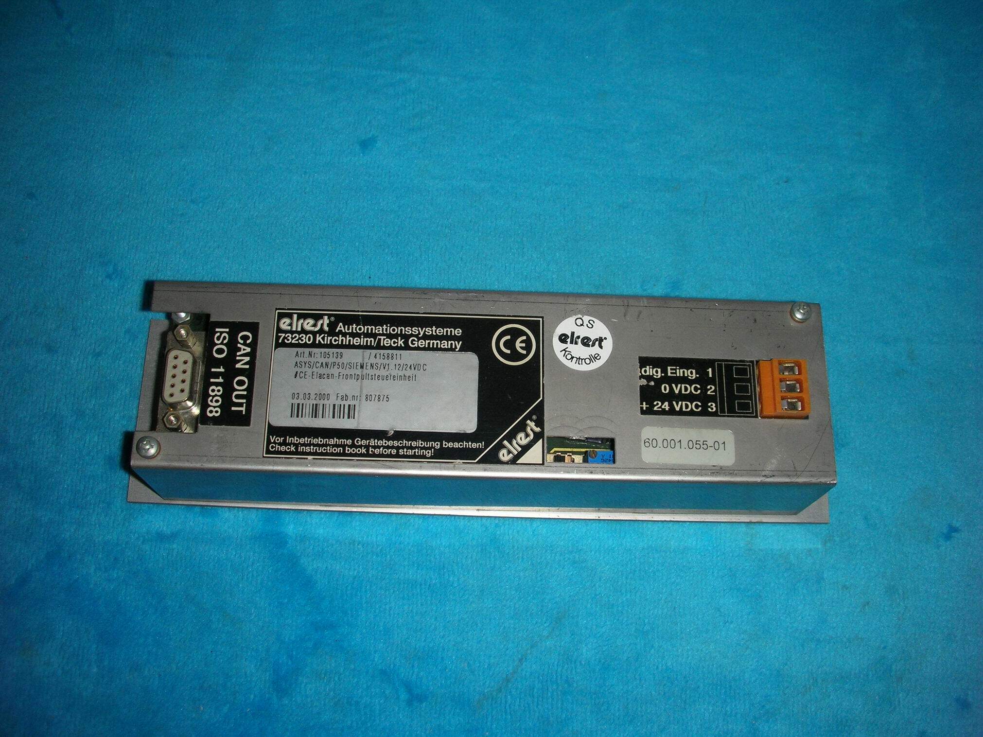 SIEMENS ASYS/CAN/P50/SIEMENS/V1.12/24VDC elrest 73230询价_虎窝淘