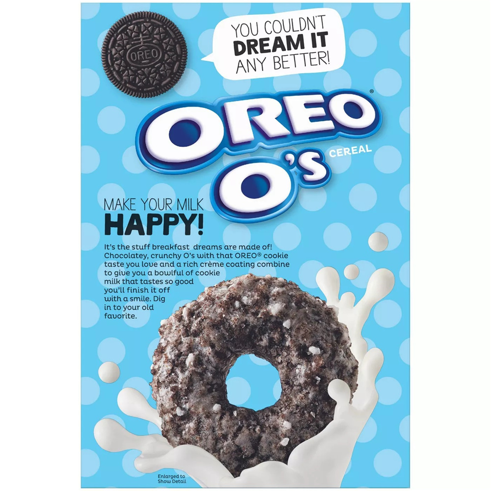 美国正品 POST OREO 宝氏 奥利奥营养麦圈谷物早餐零食麦片962g - 图0