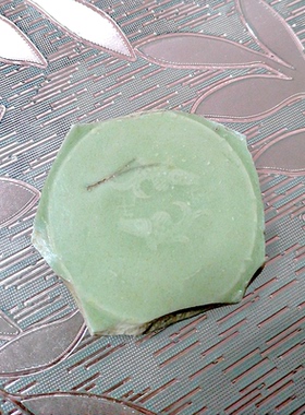 手工925纯银镶嵌 明龙泉 双鱼卍字 古瓷老瓷首饰 男女百搭 大戒指