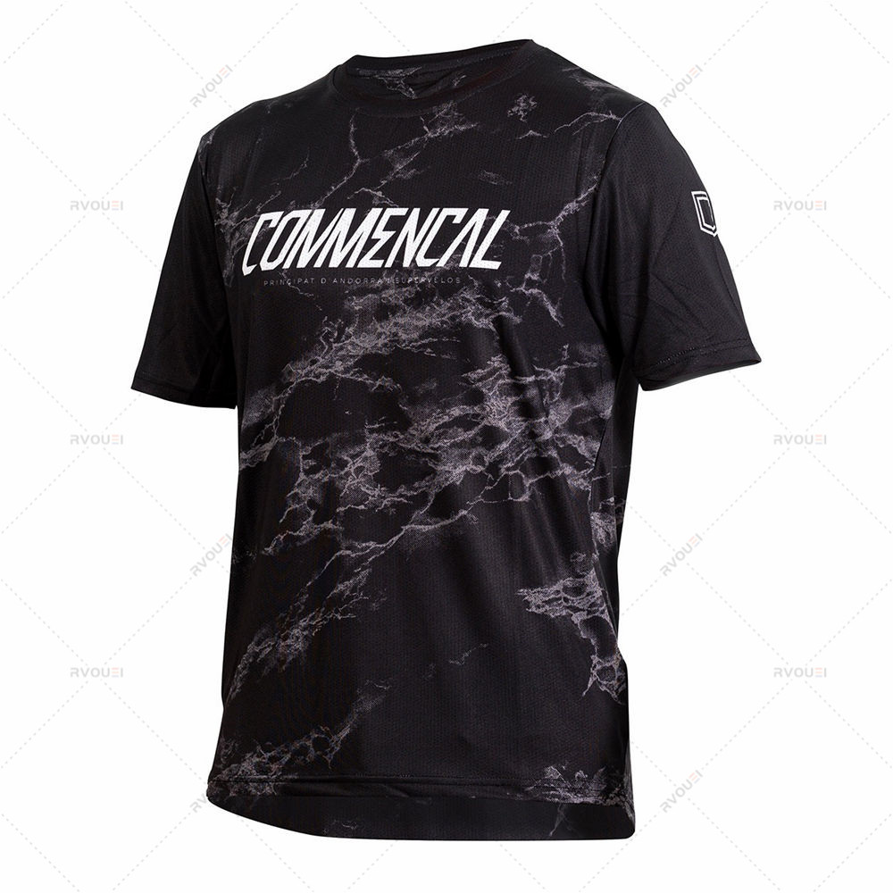 Commencal 速降服短袖户外速干透气山地自行车运动赛车越野骑行服