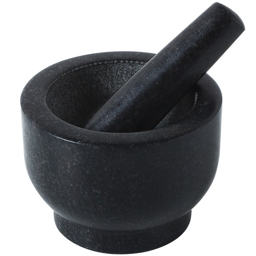 川岛屋石臼蒜臼子家用捣蒜器天然石头擂钵老式蒜泥神器捣药研磨器 - 图3