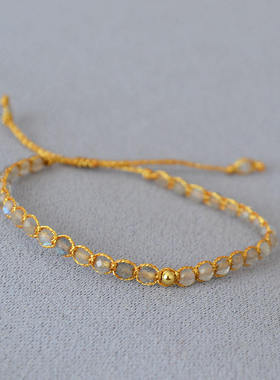 混合材质波西米亚小众设计手链