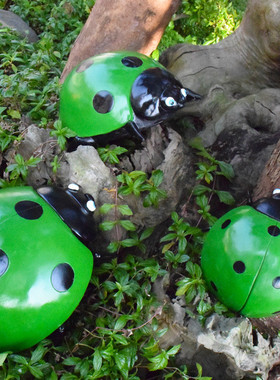 户外卡通瓢虫七星幼儿园林景观装饰楼盘仿真动物甲虫雕塑草坪摆件