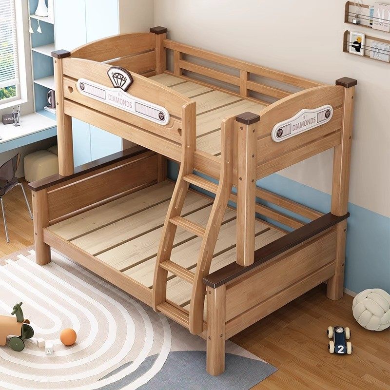 9W上下床双层床全实木高低床大人多功能小户型儿童上下铺木床子母,淘宝优惠券,粉丝福利购,淘宝优惠卷