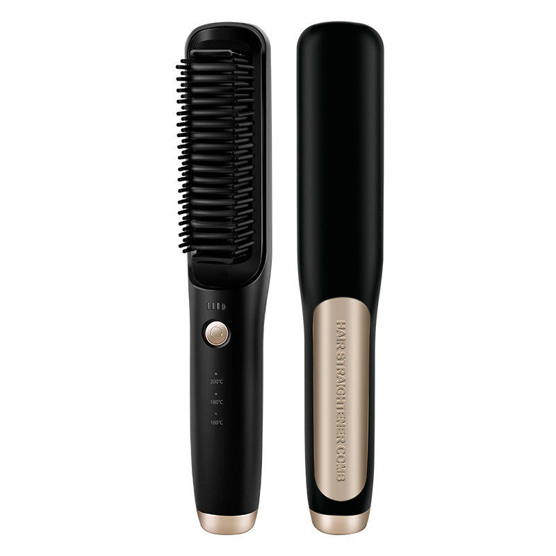 新品直发梳三档控温护发不伤发懒人无线直发梳直卷两用直发器梳子,淘宝优惠券,粉丝福利购,淘宝优惠卷