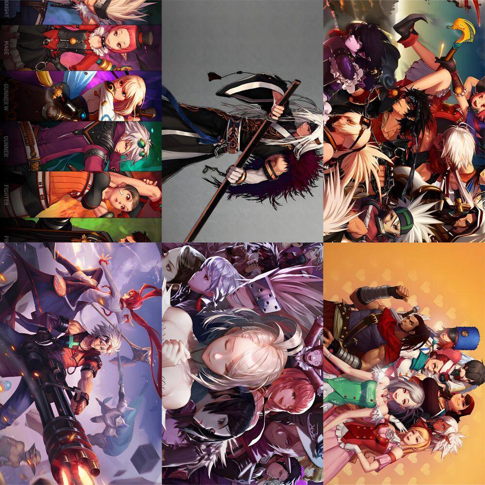 地下城与勇士官网126张地下城与勇士贴纸周边手账高颜值diy人物贴画笔记本