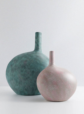 热销简约创意细长口家居摆件花器别墅民宿样板间售楼处客厅饰品干