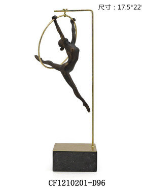 运动员抽象人物雕塑体操健儿摆件创意家居装饰品礼品现代简约摆设