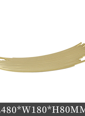 艺术不规则金属托盘售楼处样板间客厅餐桌收纳果盘花器摆件装饰品