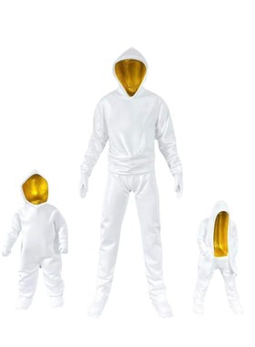 现代玄关隐身人物抽象站立男孩摆件样板间售楼部客厅神秘雕塑摆件