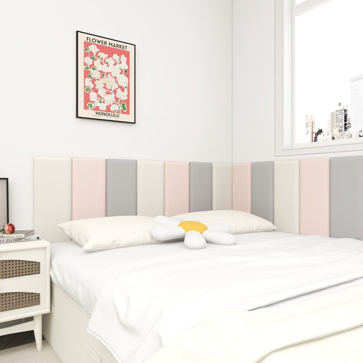 儿童防撞软包幼儿园软包软包墙贴榻榻米软包软包背景墙软包,淘宝优惠券,粉丝福利购,淘宝优惠卷