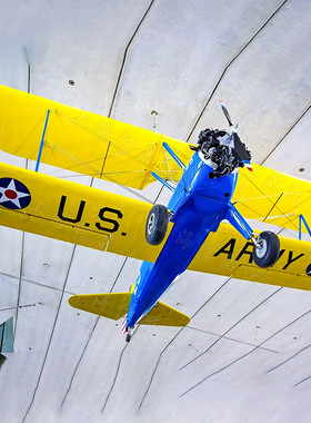 大型酒吧手工餐厅商场幼儿园家居儿童房空中吊饰主题铁皮飞机模型