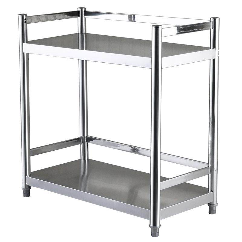 不锈钢厨房双层置物架桌面微波炉架子两层电饭锅烤箱收纳二层台面,淘宝优惠券,粉丝福利购,淘宝优惠卷