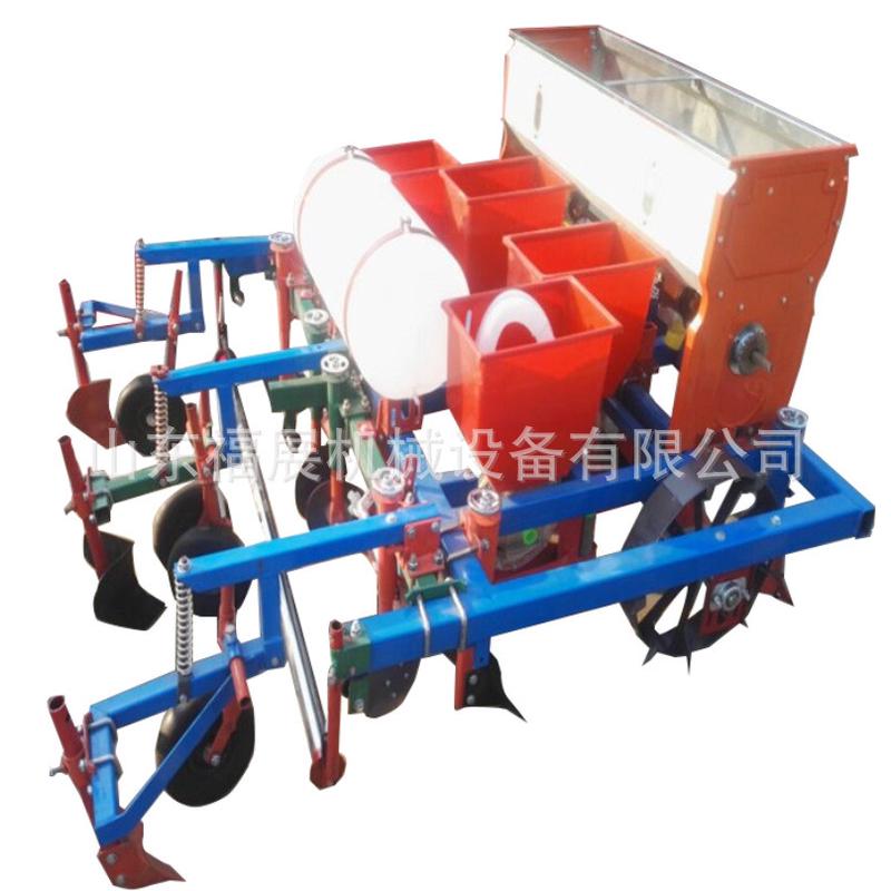 新款单垄花生起垄施肥覆膜打药种植一体机新款两行花生播种机 - 图3