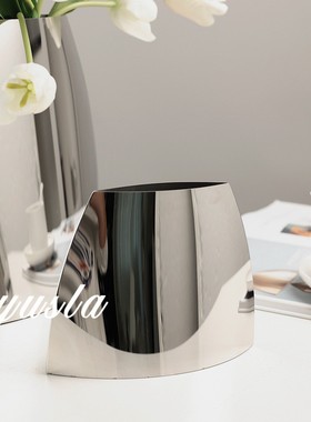 热销简约装饰品创意插干花器花瓶摆件售楼处酒店客厅茶几餐厅吧台