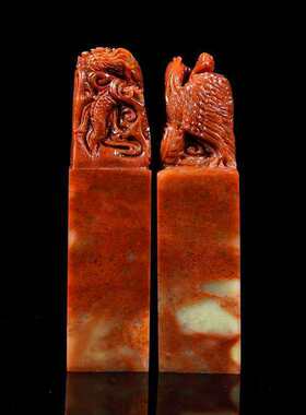 热销批发老挝石篆刻印章石料初学者练习对印石材料龙凤章章