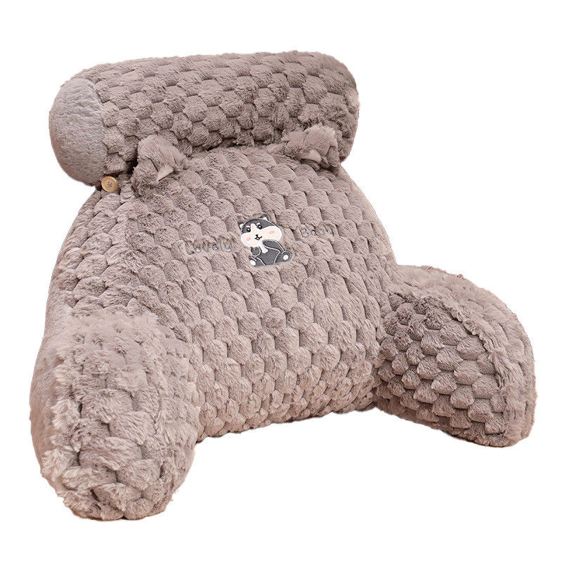 卡通龟蜜绒腰靠软包卧室床头靠垫睡觉沙发护腰可拆洗座椅靠背,淘宝优惠券,粉丝福利购,淘宝优惠卷