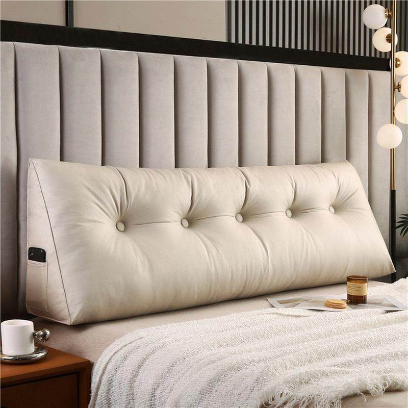 2024新款科技布三角靠垫护腰床头靠垫软包,淘宝优惠券,粉丝福利购,淘宝优惠卷