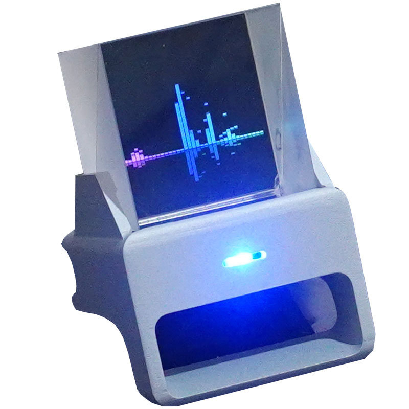 透明小电视适用于稚晖君HoloCubic开源分光棱镜wifi时钟桌面摆件 - 图3