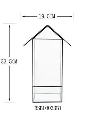 美民宿铁艺烛台创意酒店联生态瓶摆件复古微景观摆件简约玻璃花盆