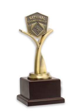 热销空运动创意五星奖杯电镀铅锡合金奖座金属奖杯保险银行杯比赛