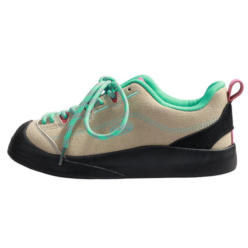 方鱼鹿 日系圆头丑萌鞋板鞋女2024春季轻便户外休闲防滑登山鞋潮,淘宝优惠券,粉丝福利购,淘宝优惠卷