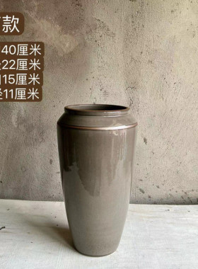 景德镇陶瓷花瓶客厅玄关美式摆件餐桌可装饰复古插花瓶酒柜水培