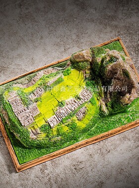 热销秘鲁马丘比丘遗址旅游城市雕塑纪念品办公桌面摆件山丘地形工