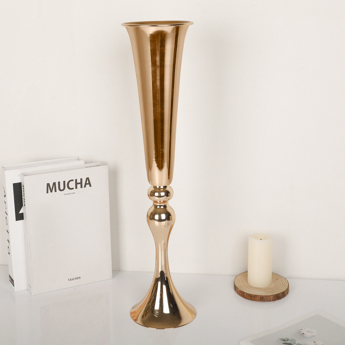 金色铁艺婚庆道具路引婚礼现场布置花器酒店餐桌装饰摆件插花花瓶,淘宝优惠券,粉丝福利购,淘宝优惠卷