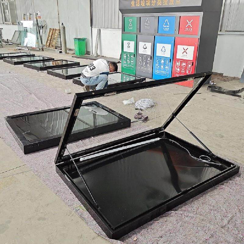 液压开启式展示架宣传栏公告栏铝合金壁挂墙广告宣传栏海报展示架 - 图0