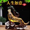 Wholesale life-fulfilling shape bubble wine bottle glass sealed empty wine bottle office decoration glass wine bottle