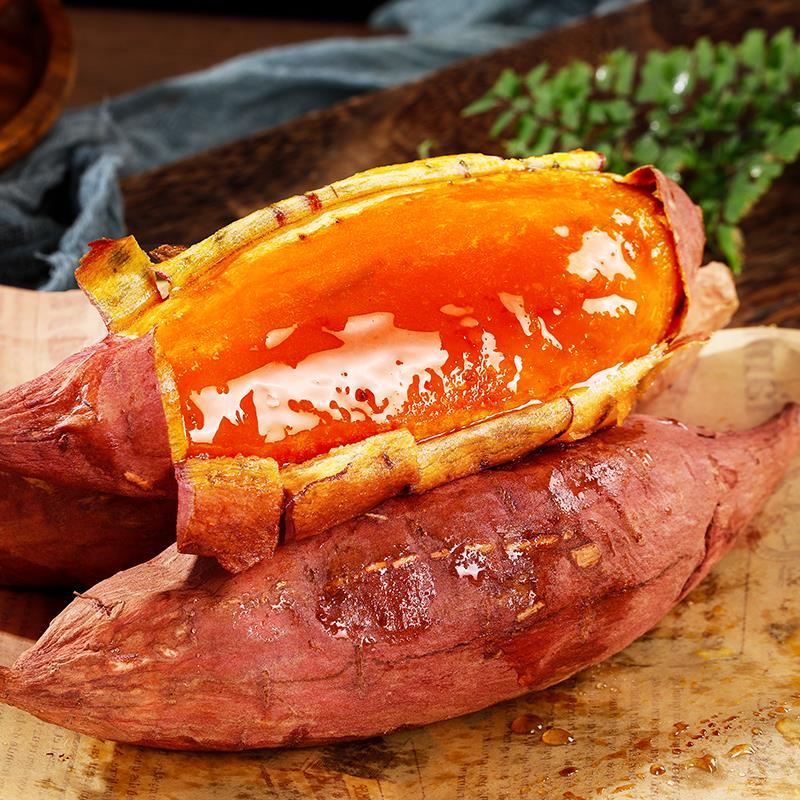 【糖心流油】正宗烟薯25号红薯蜜薯农家自种沙地烤番薯整箱包邮 - 图2