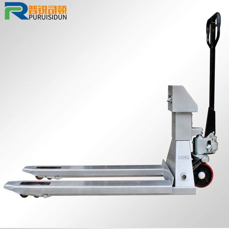 热销不锈钢搬运车秤1000kg手推式地牛叉车称工厂仓库液压叉车电子,淘宝优惠券,粉丝福利购,淘宝优惠卷