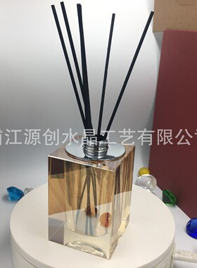 厂家批发高档轻奢水晶无火香薰座浴室摆件托盘洗漱卫生间香薰