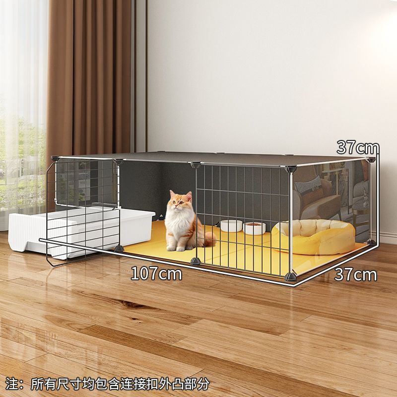 猫笼子猫窝室内猫砂盆厕所一体超大自由空间猫咪幼猫家用猫别墅 - 图0
