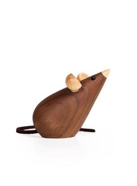 十二生肖鼠年木偶工艺礼品 北欧家居装饰木制鼠摆件木质工艺品