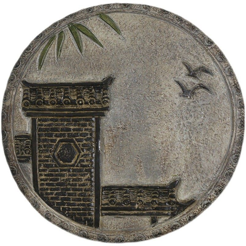 仿古地砖庭院草坪文化青石脚踏板中式日式院子装饰垫脚花园汀步石,淘宝优惠券,粉丝福利购,淘宝优惠卷