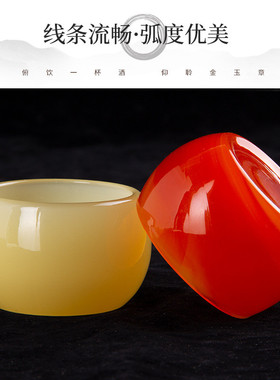 大口杯琉璃玛瑙多种颜色杯子现货单杯个人茶盏茶具