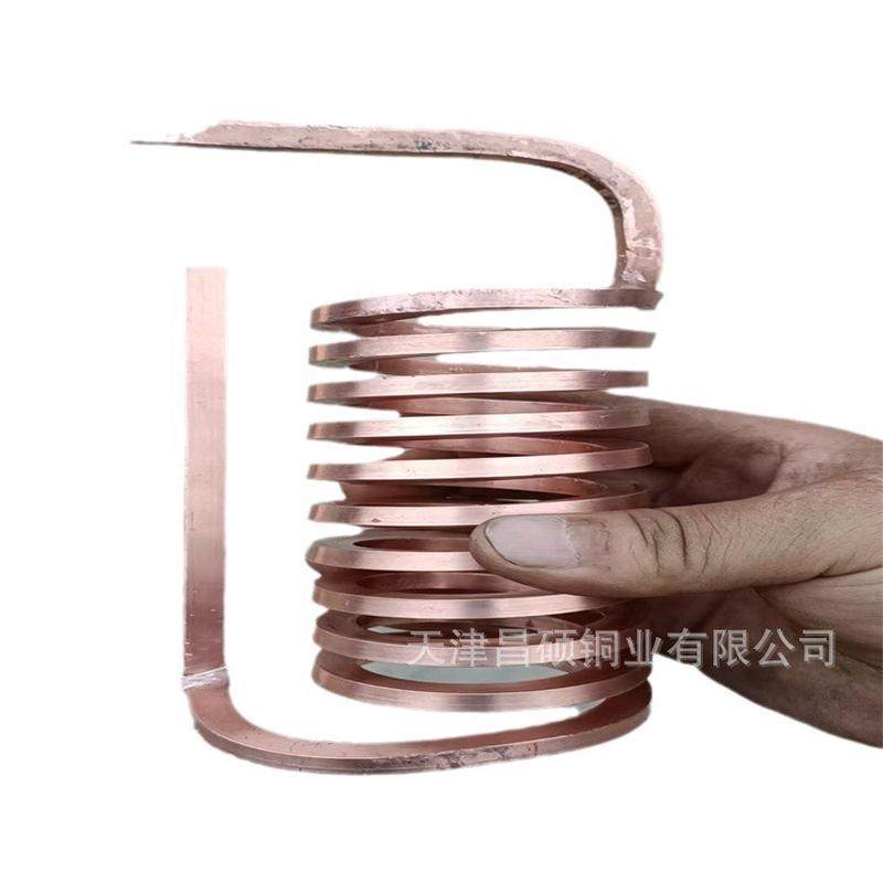6*8紫铜方折弯加工紫铜使用螺旋铜管打孔铣槽电气设备线圈,淘宝优惠券,粉丝福利购,淘宝优惠卷