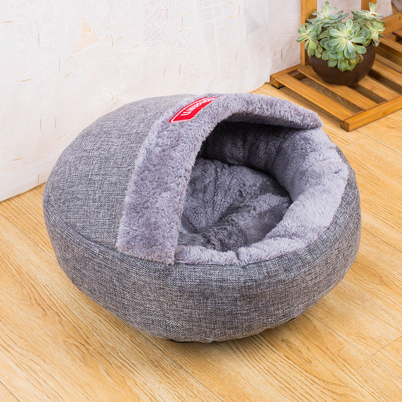 猫窝冬季保暖半封闭秋冬季深度睡眠猫屋狗窝网红宠物猫床狗猫咪窝,淘宝优惠券,粉丝福利购,淘宝优惠卷