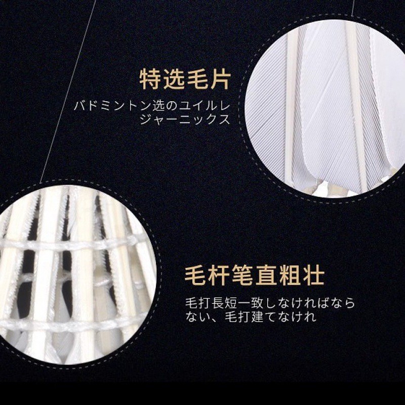 工厂直销羽毛球比赛9鸭毛批as球12as502a羽毛球耐打0as训练s05只 - 图2