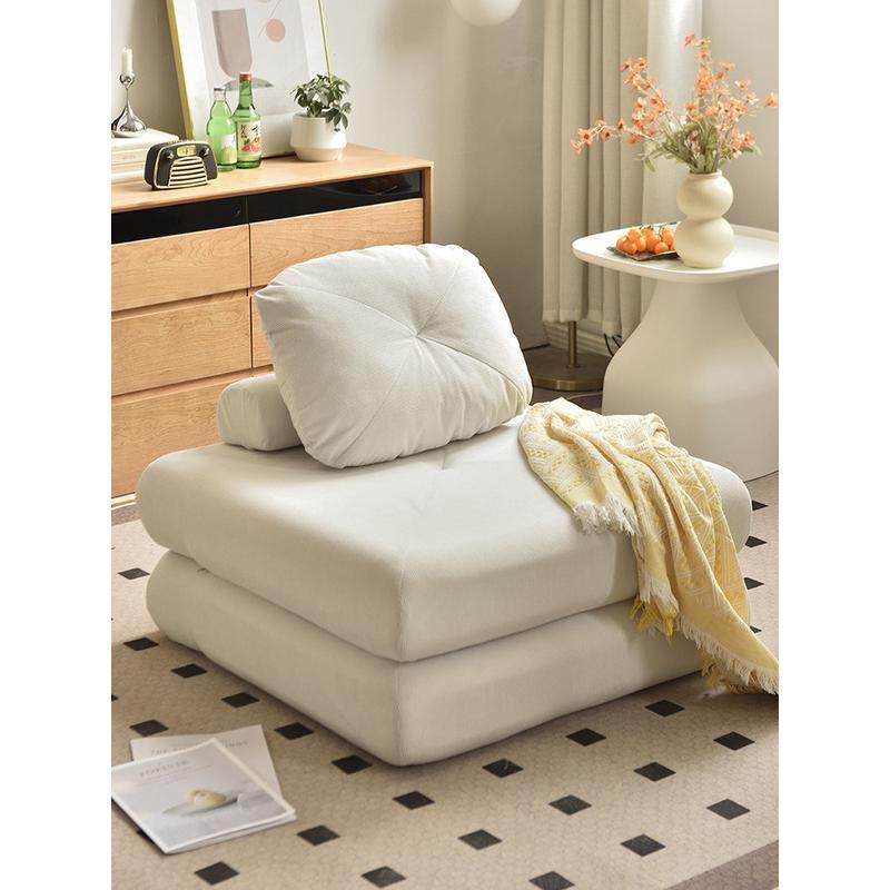 懒人沙发可躺可睡榻榻米小户型单人阳台窗休闲坐垫网红麻薯沙发,淘宝优惠券,粉丝福利购,淘宝优惠卷