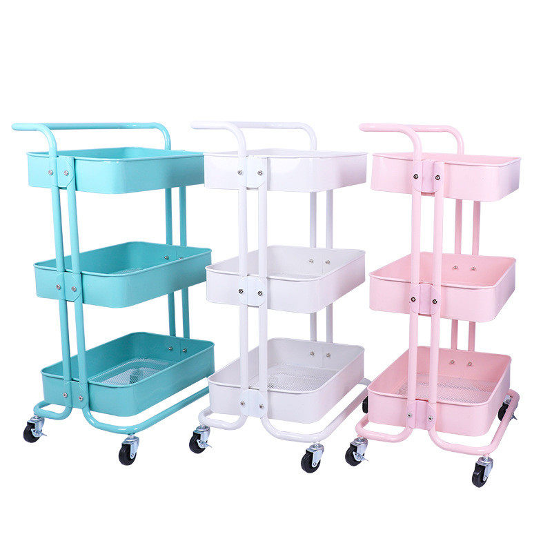 热销厨房置物架落地式多层碗碟收纳架可移动储物架轮子卧室收纳架,淘宝优惠券,粉丝福利购,淘宝优惠卷